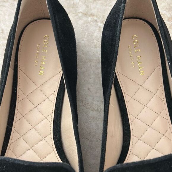 COLE HAAN Black Bow Flats NWOT - Picture 5 of 11